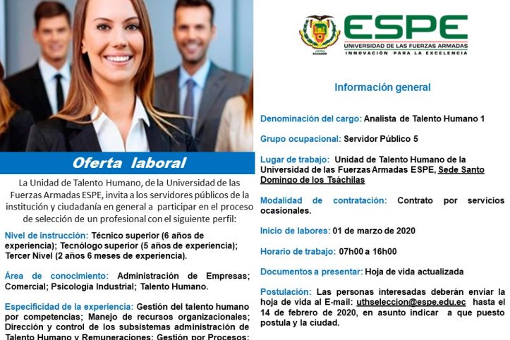 ANALISTA TALENTO HUMANO 1