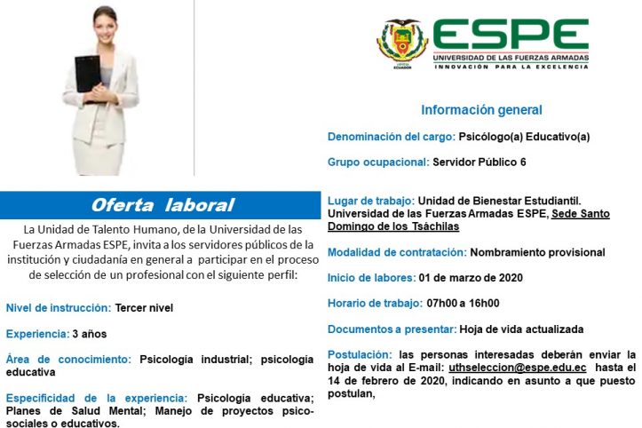 PSICOLOGO EDUCATIVO